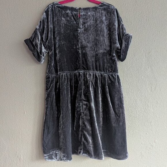 NWT. Franki by Francesca’s * Oversized Velvet T-Shirt Dress– Youth Size 10 - Picture 5 of 7